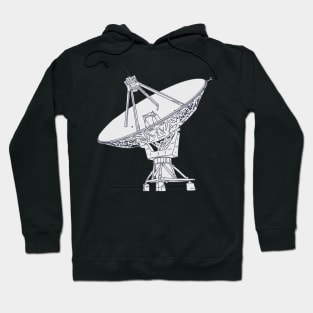 Very Large Array - Radio Telescope - Space Contact Hoodie